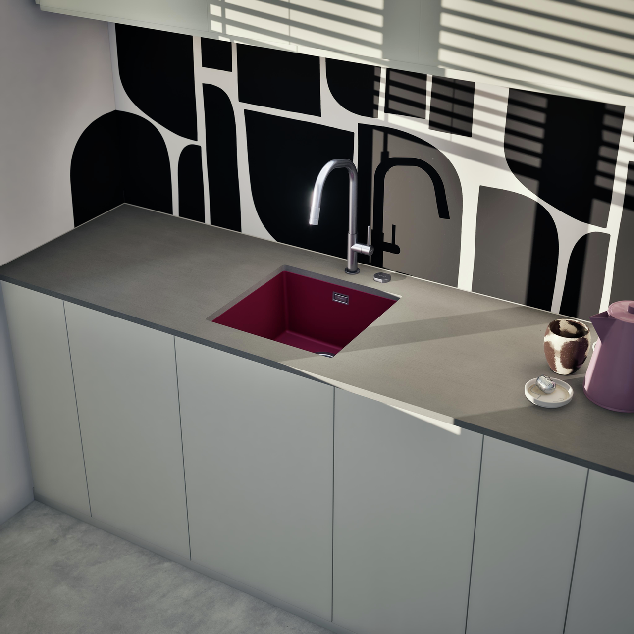 Dřez FORMHAUS D-100LS NERO